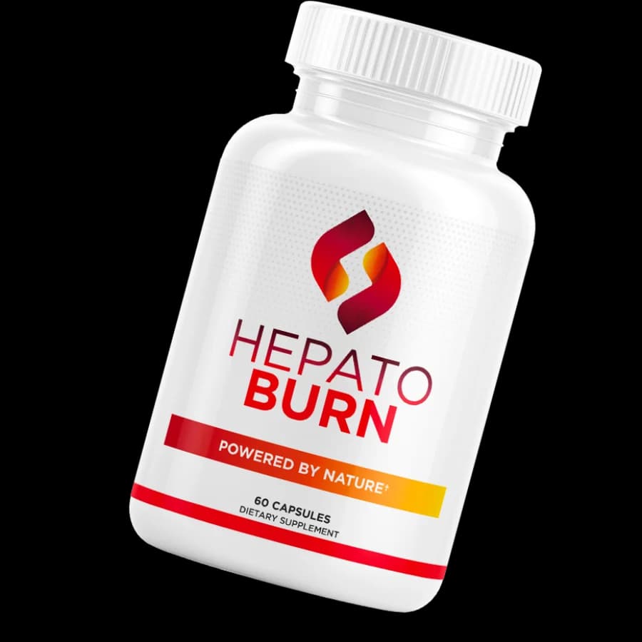HepatoBurn bottle, 60 capsules (official product image)